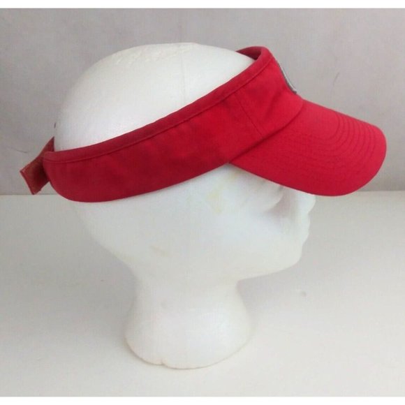 NCAA Ohio State Buckeyes Unisex Embroidered Woody On Back Adjustable Visor Cap - Picture 3 of 7